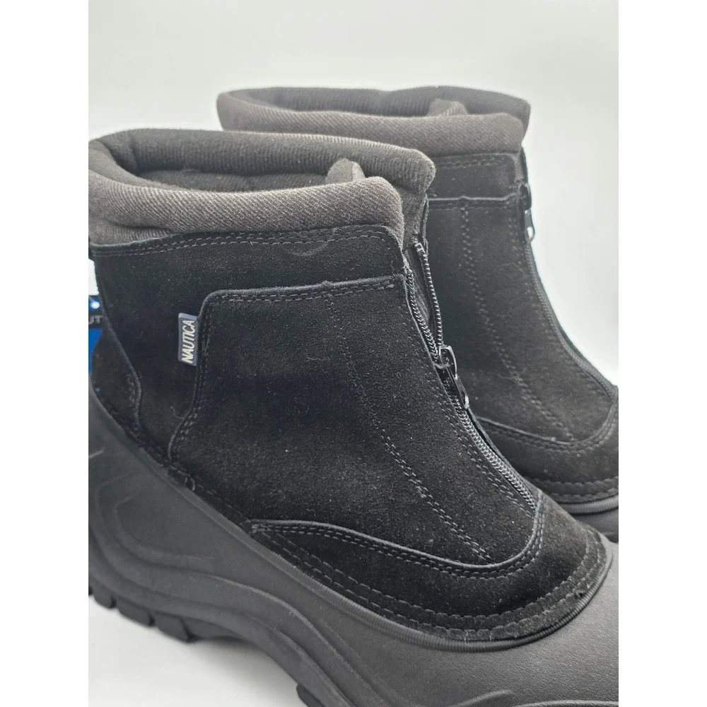 Nautica Black Winter Boots 3M Thinsulate Water Resistant Size 12 NWT Outdoor